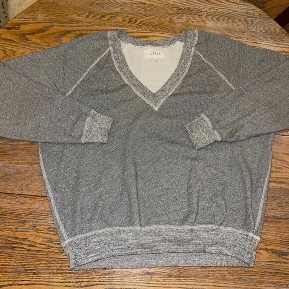 THE GREAT The V neck sweatshirt/nice cond/L - Picture 2 of 8